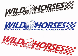 Small Wild Horses Sticker
