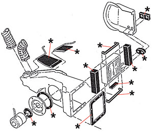 Heater Seal Kit 