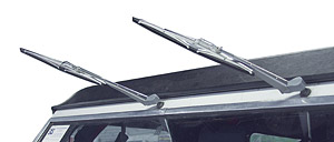Flip Forward Windshield Wiper Arms and Blades 66-77 Bronco 