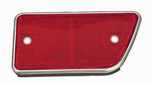 68-69 Rear Side Reflector Right Red 