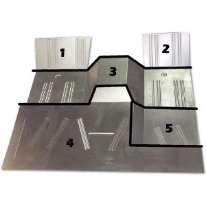 Floor Pans 5-pc. Set 