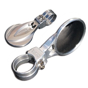4" Round Convex Side Mirror Attachment & Clamp 