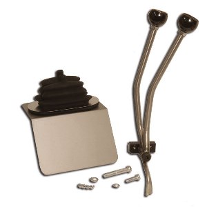 Stainless Steel J-shifter Twin Stick Kit 