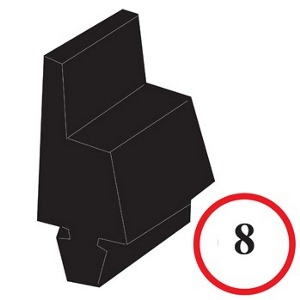 Hood Side Bumpers (Pair) 