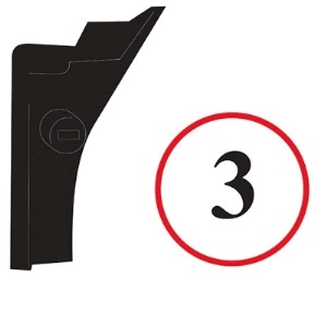 66-68 Tailgate Side Seal on Body Drain (Pair) 
