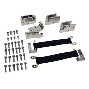 Stainless Steel Quick Remove Door Hinge Kit 