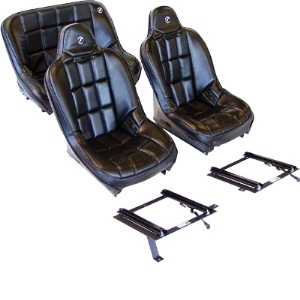 Corbeau Baja SS Seat Package-Fronts/36in Rear & All Brackets