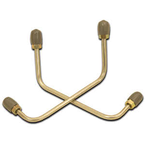 Stainless Steel Outer Front Brake Lines Pair From bracket #3108 to wheel cylinder