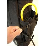 Rear pocket holds tools, et