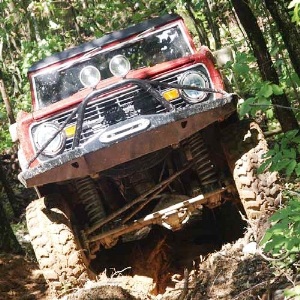 Rock Blocker With Pre-run Top Front Bumper 