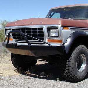 78-79 Rock Solid Front Bumper w/Winch Mnts & Pre-Bar 