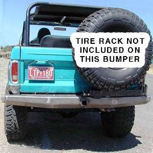 66-77 Rock Solid Rear Bumper - No Racks 