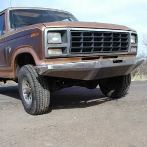 80-85 Rock Solid Front Bumper w/ Winch Mount 