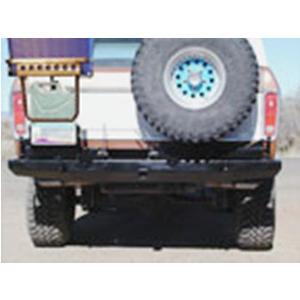 78-96 Rock Solid Rear Bumper w/ Tire, Gas Can, & Cooler Rack 