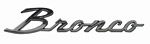 66-77 BRONCO &nbsp; &nbsp; &nbsp; | &nbsp; &nbsp; A - E EMBLEMS & STICKERS