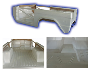 Ford bronco fiberglass body parts #6