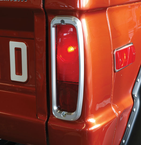 Buy Billet Tail Light Bezels Early Ford Bronco Parts