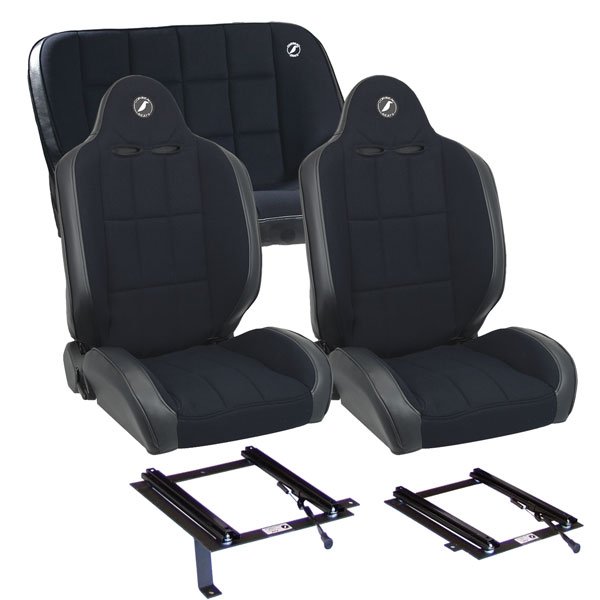 Corbeau Baja Rs Bronco Seat Package All Brackets - Early Bronco Seat Covers