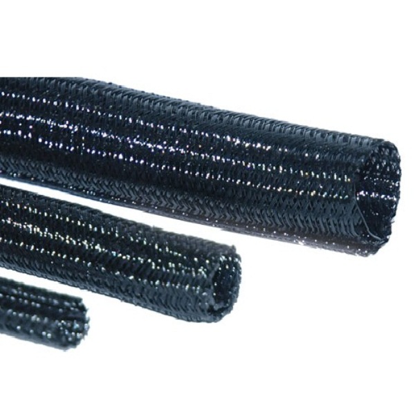 Braided Split-Sleeve Wire Loom, 1/8 to 1 (per Foot)