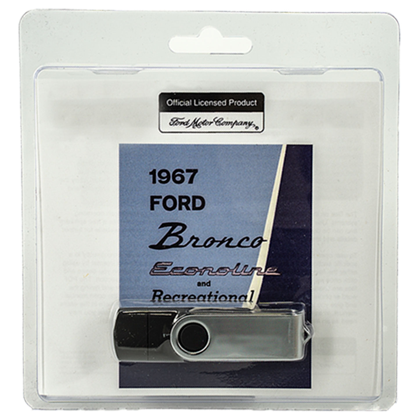 1967 Ford Bronco & Econoline Shop Manual on USB Flash Drive
