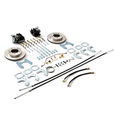 Rear Disc Brake Kit with E-Brake Cables | 1966-77 Ford Bronco