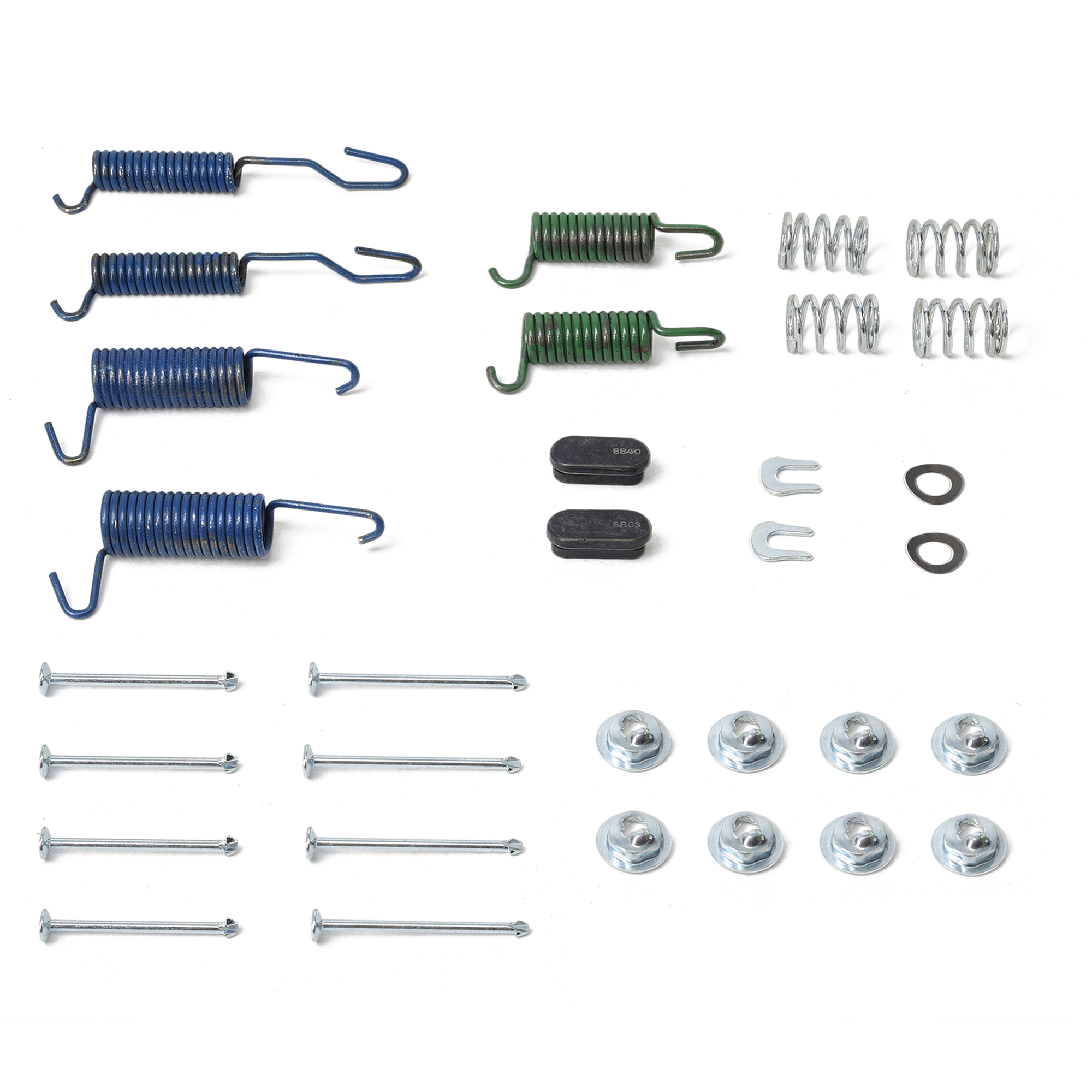 3169r 02 rear drum brake springs hardware kit 1966 96 ford bronco