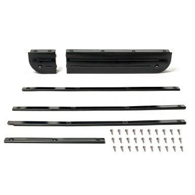 Deluxe Carpet or Floor Mat Hold Down Kit | Black | 1966-77 Ford Bronco