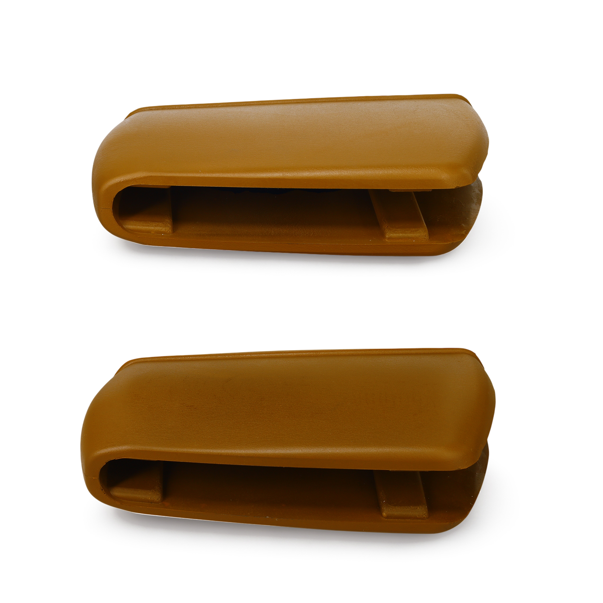 3549 03 ginger rear bench seat armrests pair 1967 77 ford bronco