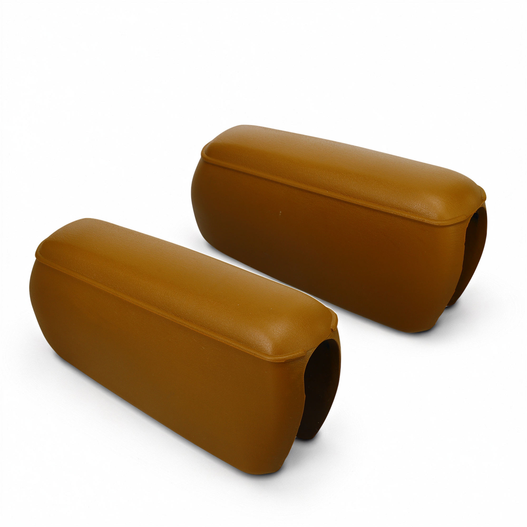 3549 04 ginger rear bench seat armrests pair 1967 77 ford bronco
