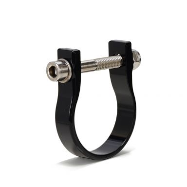 Black Billet Aluminum Roll Bar Strap Clamp | 1.25 inch to 2.375 inch