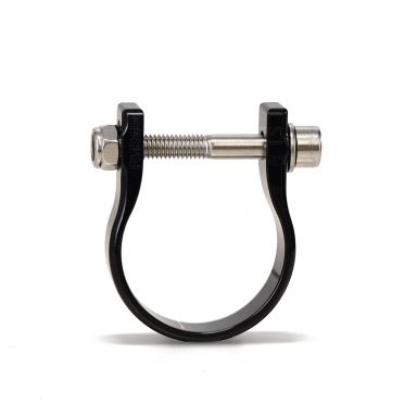 Black Billet Aluminum Roll Bar Strap Clamp | 1.25 inch to 2.375 inch