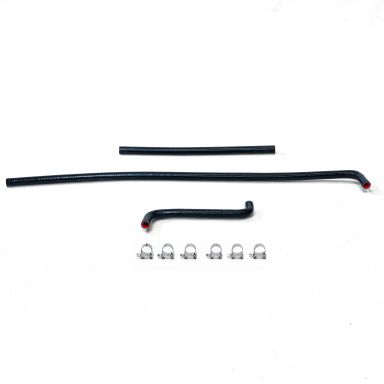 Silicone Heater Hoses + T-Bolt Clamps | 1966-77 Ford Bronco