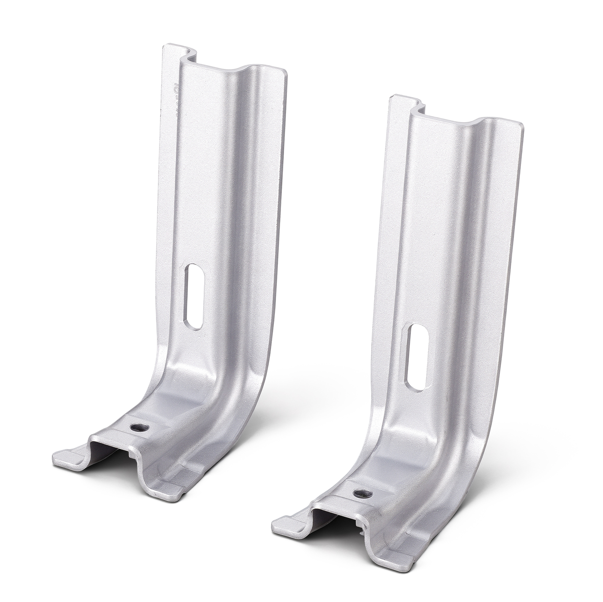 5050 03 oe type stamped steel radiator l brackets weld core support 1966 77 ford bronco