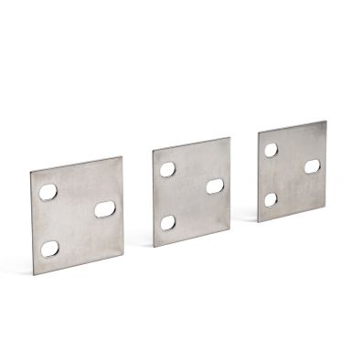 Door Hinge Shim Kit | Stainless, Does 1 Hinge | 1966-77 Ford Bronco