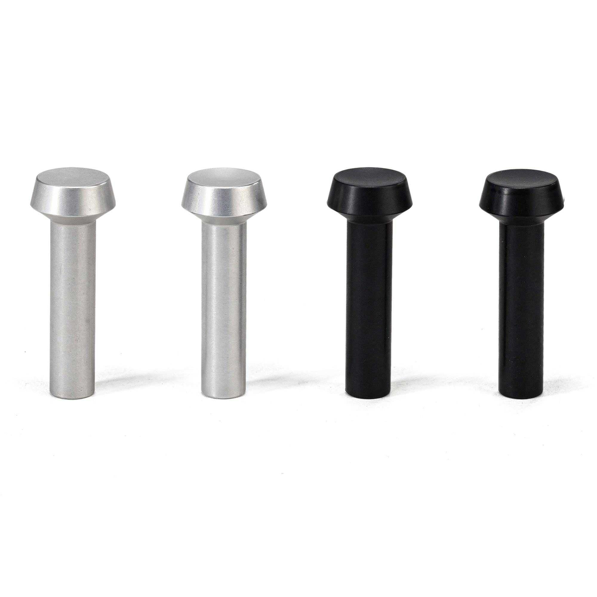 654401 02 premium billet door lock pull knobs pair 1966 67 ford bronco