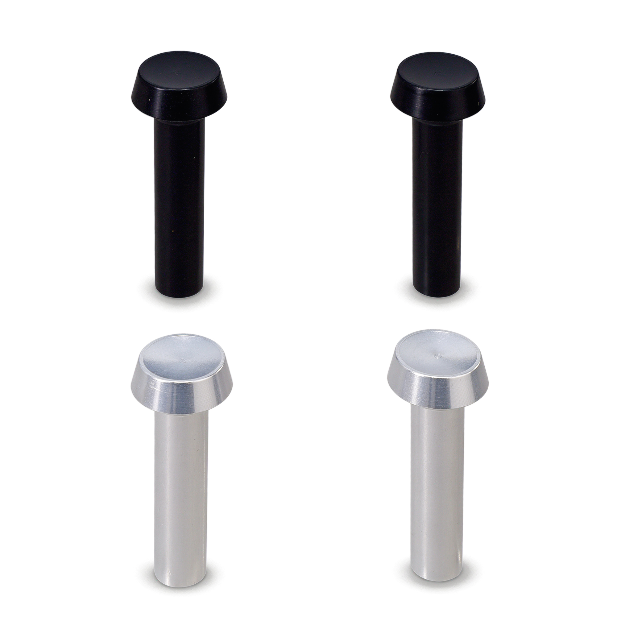 654401 03 premium billet door lock pull knobs pair 1966 67 ford bronco