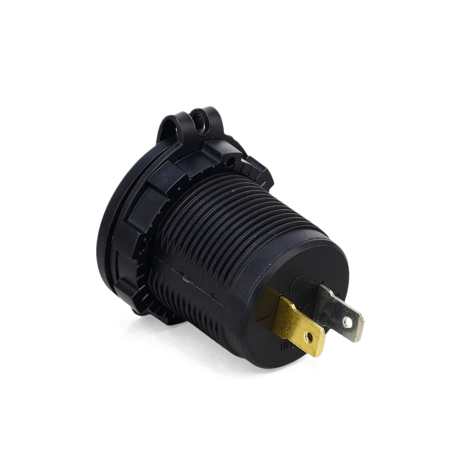 7051 04 2 port usb round socket custom mount