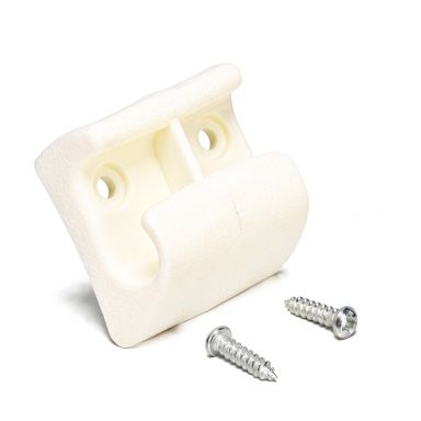 Sun Visor Arm Clip | White | 1978-79 Bronco, 1973-79 Ford Truck