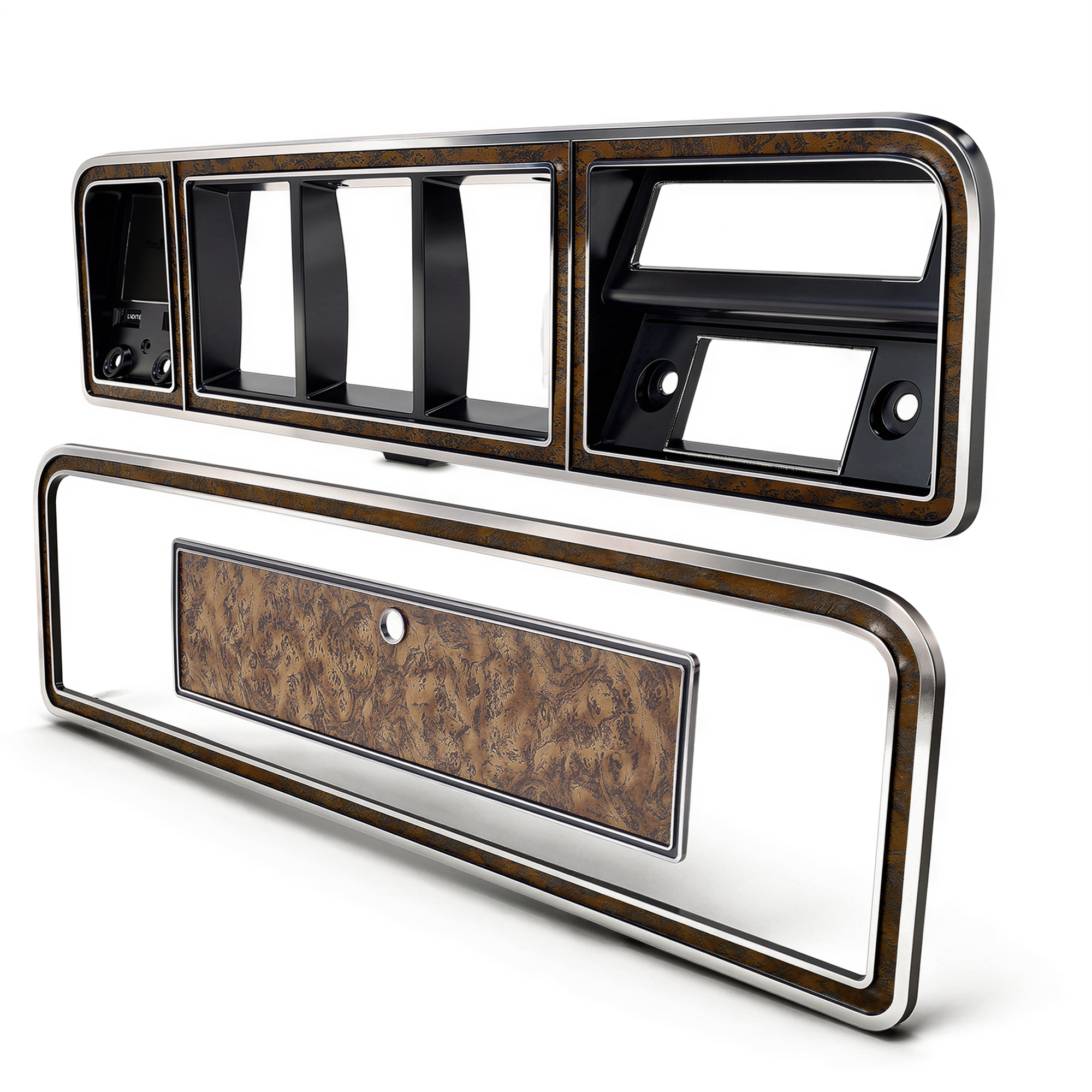 796380 03 woodgrain dash bezel trim kit ac 1978 79 bronco 1973 79 ford truck