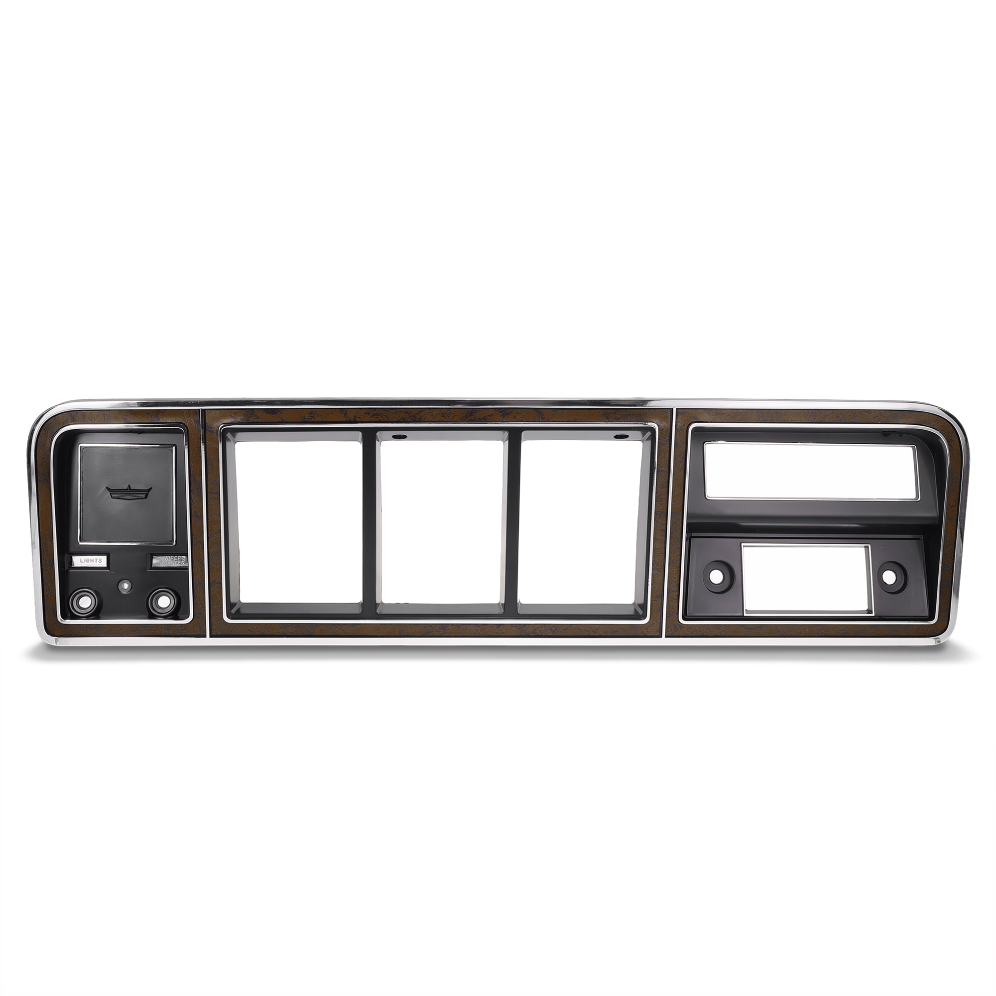 796381 02 woodgrain dash bezel trim kit non ac 1978 79 bronco 1973 79 ford truck