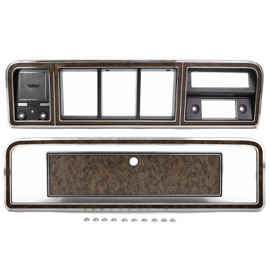 Woodgrain Dash Bezel Trim Kit | non-AC | 1978-79 Bronco, 1973-79 Ford Truck