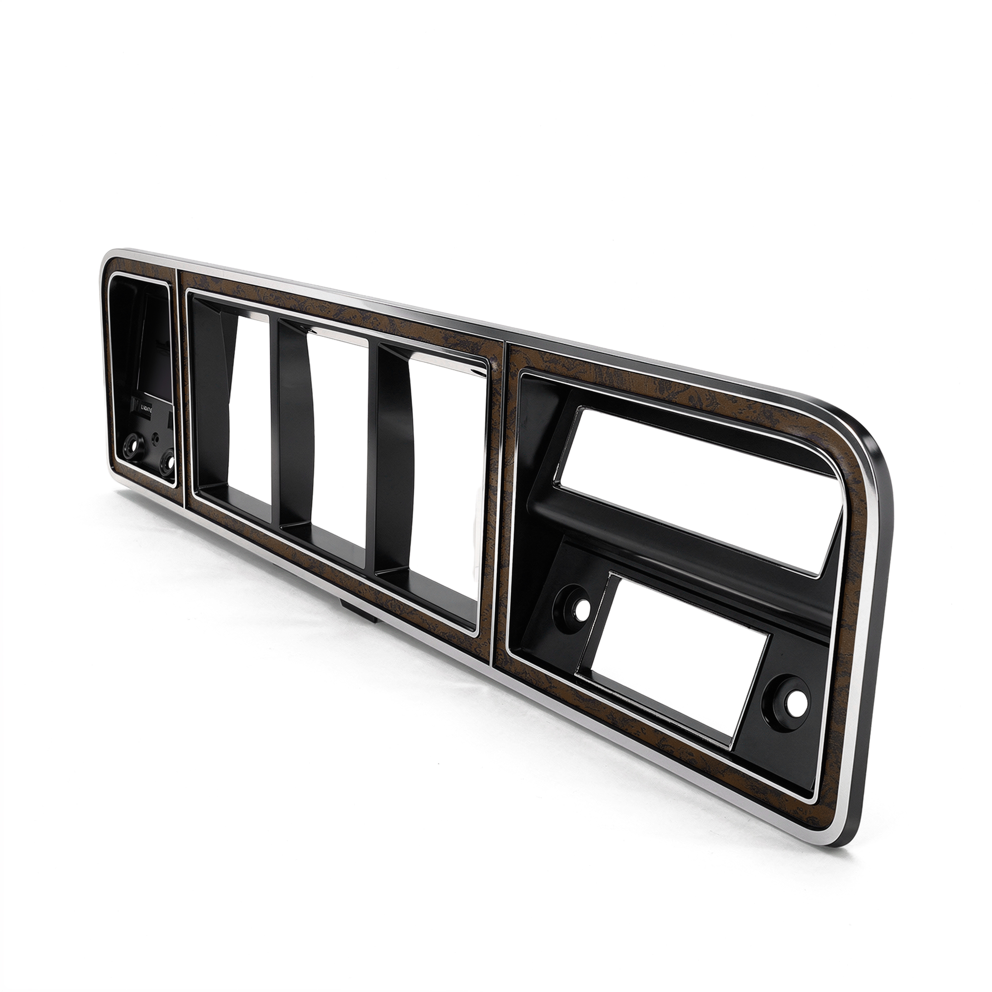796381 03 woodgrain dash bezel trim kit non ac 1978 79 bronco 1973 79 ford truck