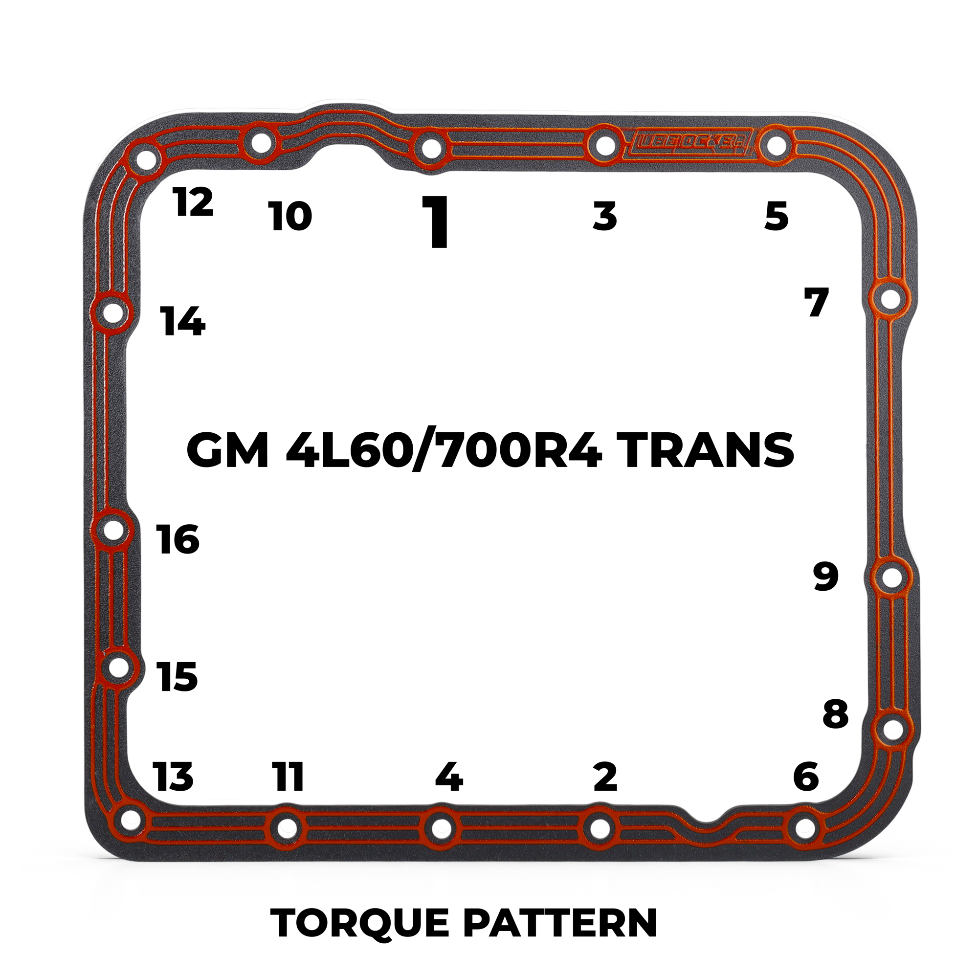 8372 03 lubelocker 700r4 4l60 automatic transmission pan gasket