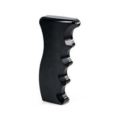 WH Billet Pistol Grip Shifter Handle Knob | 1/2 NC Thread, Black Anodized