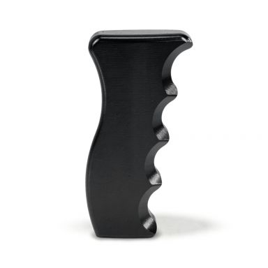 WH Billet Pistol Grip Shifter Handle Knob | 1/2 NC Thread, Black Anodized