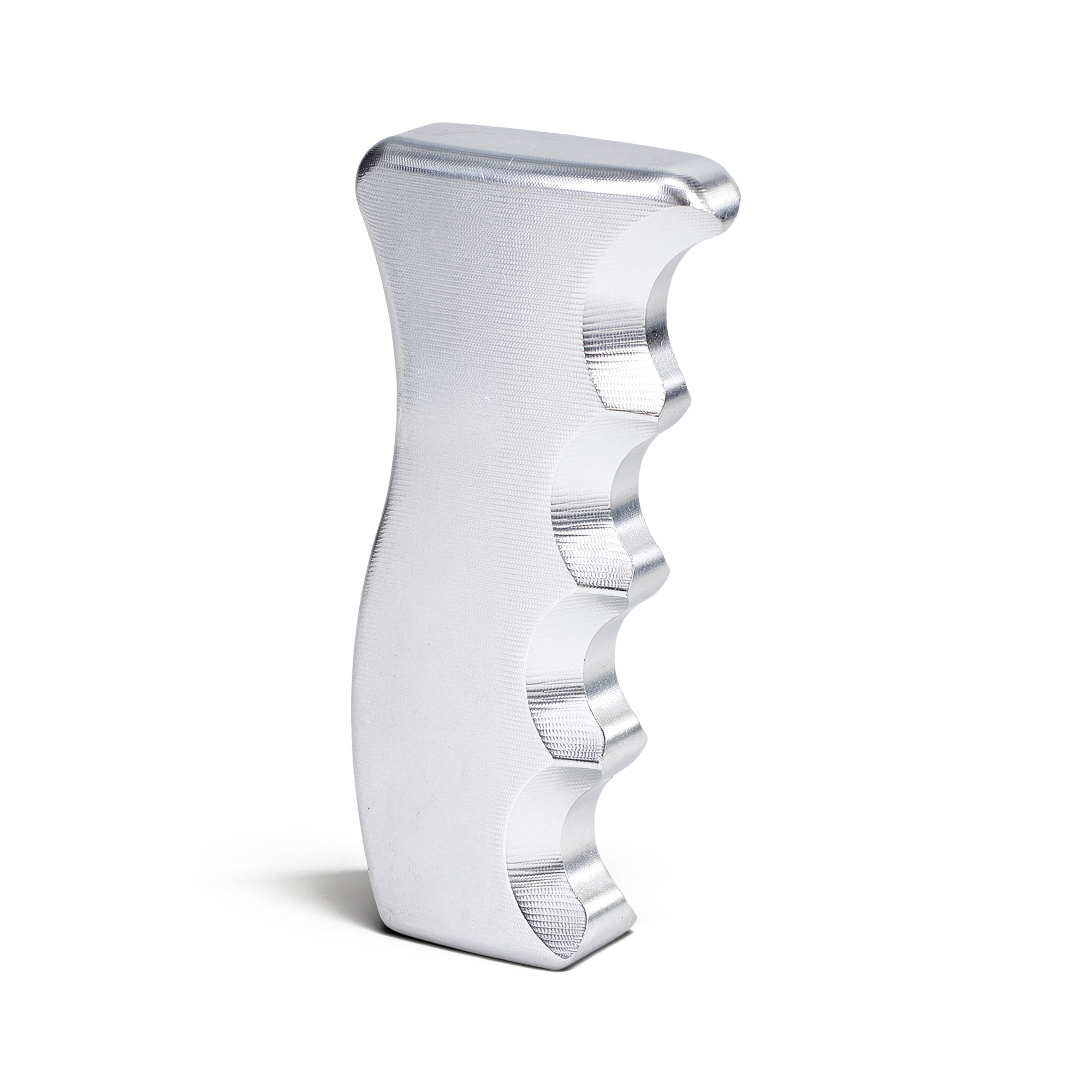 WH Billet Pistol Grip Shifter Handle Knob | 1/2 NC Thread, Clear Anodized