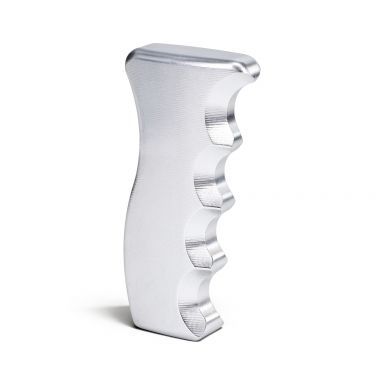 WH Billet Pistol Grip Shifter Handle Knob | 1/2 NC Thread, Clear Anodized