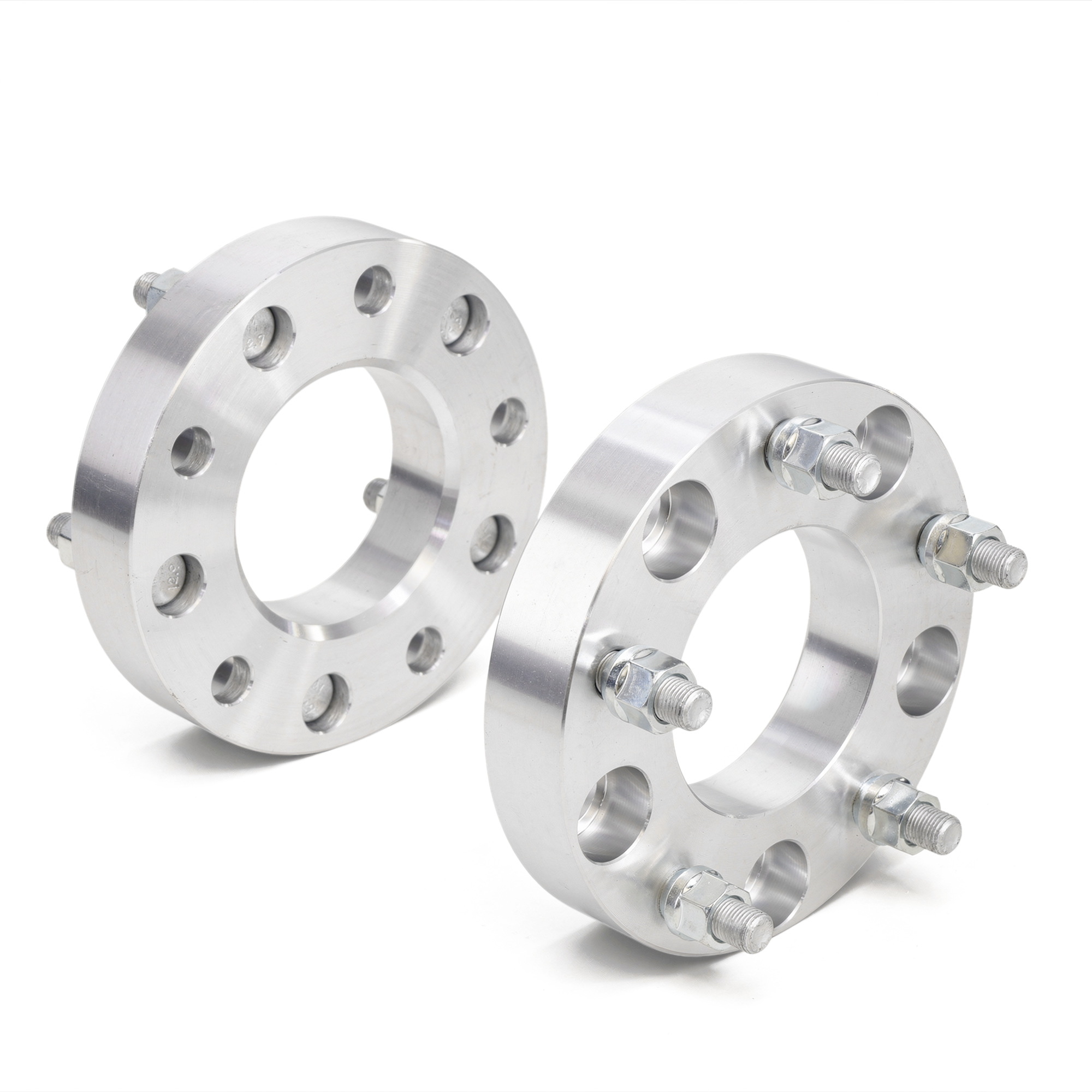 Billet Aluminum 1.25 inch Wheel Spacers | Pair | 5x5.5 Bolt Pattern