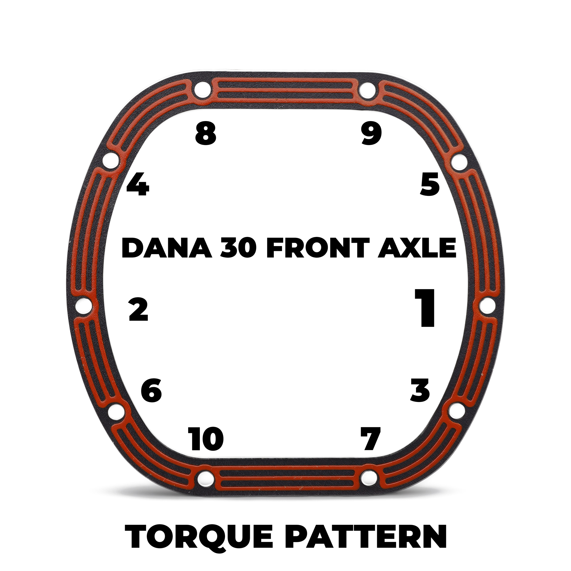 8974 03 lubelocker dana 30 differential cover gasket 1966 71 ford bronco
