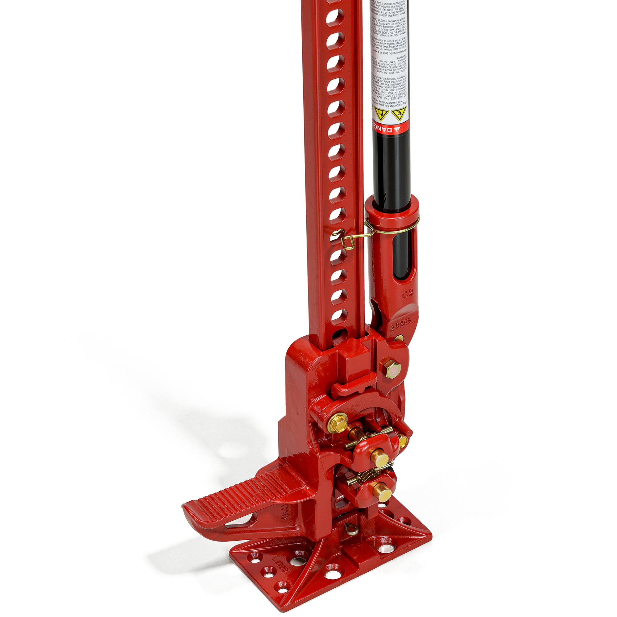 9150 03 hi lift cast trail jack 48 inch red hl485